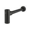 Céspol de Bote Minimalista 1 1/4 Negro para Lavabo Foset