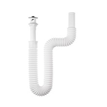 Céspol Flexible para Lavabo 90 Cm Arillo Metálico Foset