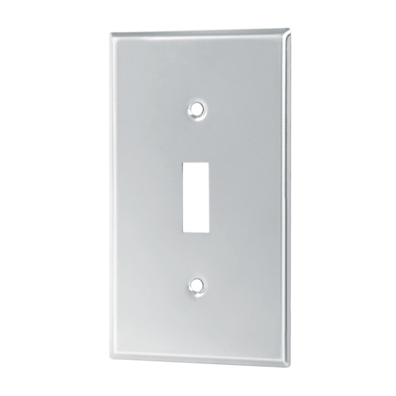 Placa de Acero Inox. para Interruptor Vertical Standard