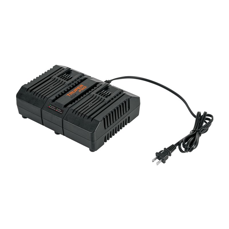 Cargador Dual de Baterías de Ion Litio 20v Truper Pro