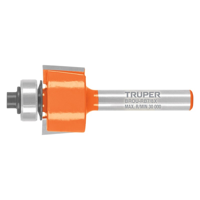 Broca para Router Rebajador c/Balero 1 1/4", Truoer