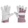 Guantes Carnaza/Loneta Talla Grande Pretul