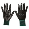 Guantes alta sensibilidad y ajuste, negro c/verde