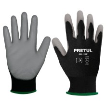 Guantes con recubrimiento de poliuretano pretul