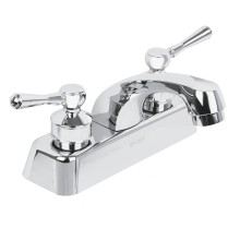 Mezcladora Plástico 4" Lavabo Cuello Corto