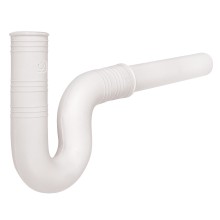 Céspol p/Lavabo Flexible c/Ext. 1¼" PVC