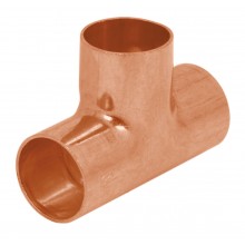Tubos y conexiones de cobre, Tees sencillas, cobre a cobre