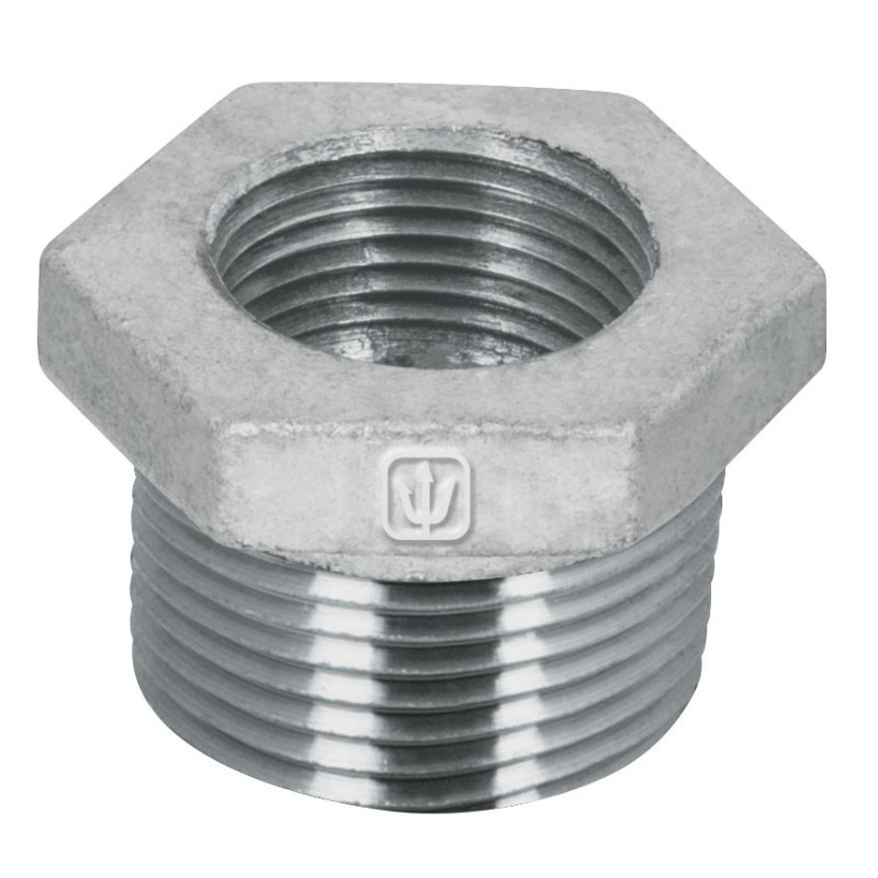 Conexiones de acero galvanizado, Reducciones bushing