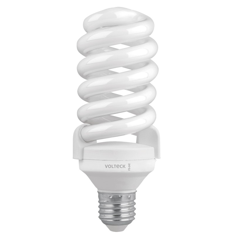 Lámpara Espiral Luz Neutro 24 W T4