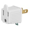 Adaptador 3 a 2 Blanco a Granel Volteck