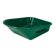 TRUPER CARRETILLA OBRA 70L-580Kgs-REFORZADA-VERDE