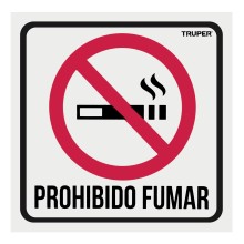 Letrero Señalización "No Fumar"