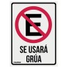 Letrero Señalización "No Estacionarse"