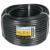 Manguera Flexible Negra Pvc 3/8" 300 Psi sin Conexión 50m