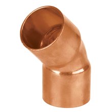 Codos 45º cobre a cobre Copperflow Basic
