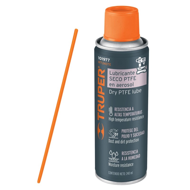 Lubricante Seco Ptfe En Aerosol 240 ml