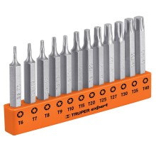 Juego de 12 Puntas Torx Largo 2" Truper Expert