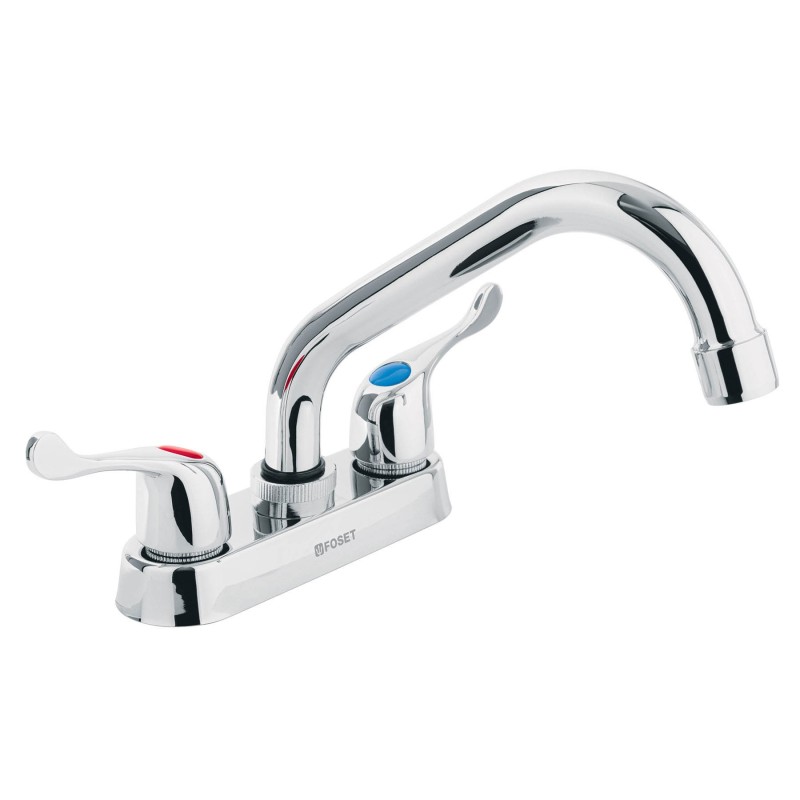 Mezcladora p/Lavabo manerales Palanca cuello Tubular basic