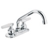 Mezcladora p/Lavabo man Blanco Palanca cuello Tubular basic