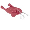 Sapo de 3" de Silicona para Wc rojo c/cadena de Acero Inox