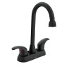 Mezcladora p/Lavabo manerales Palanca tipo Bar negro aqua