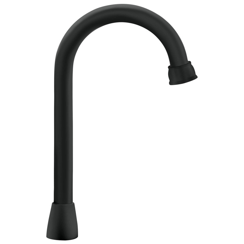 Cuello para Mezcladora de Lavabo tipo Bar negro Mate Aqua