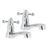 Juego 2 Llaves para Lavabo Abs Manerales Cruceta Basic