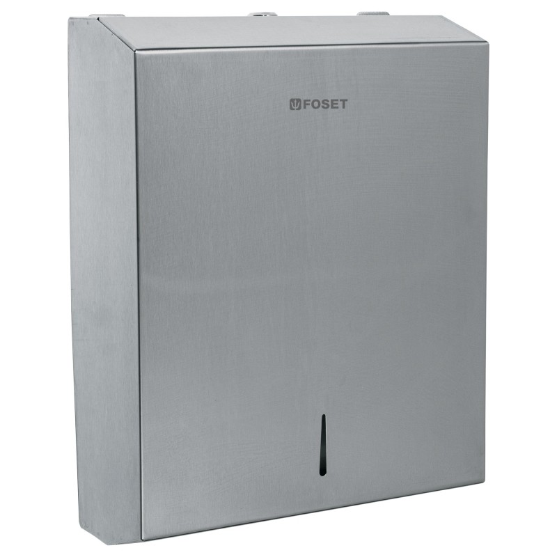 Dispensador de Acero Inox. para Toallas de Papel Foset