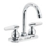 Mezcladora 4" para lavabo cuello tipo bar manerales cono Basic