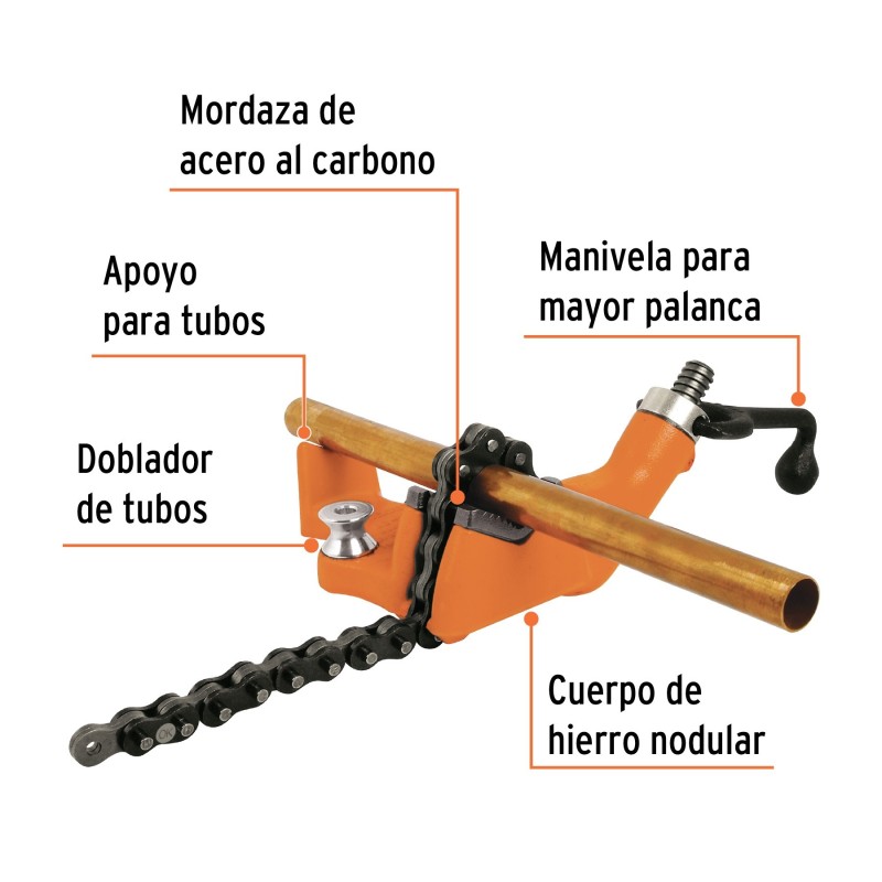 Prensa de Cadena p/Tubo 2·1/2"