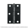 Bisagra Rectangular Negra Hermex